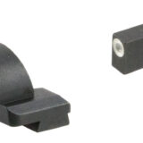AmeriGlo GL5125 Ghost Ring Sight Set for Glock Green Tritium White Outline Front Sight-Green Tritium Rear Sight