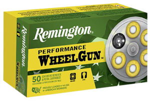 Remington Ammunition 22267 Performance WheelGun 38Special 148gr Target Master Wad Cutter 50 Per Box/10 Case