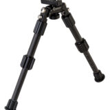 Caldwell 1081953 Accumax Premium M-Lok/Key Mod Bipod 6-9" Black Carbon Fiber