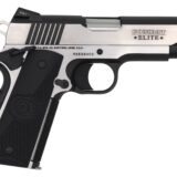 Colt Mfg O4080CE Combat Elite Commander 45 ACP 8+1 4.25" Stainless Steel Barrel, Two-Tone Serrated Stainless Steel Slide & Frame w/Beavertail, Black Scalloped G10 Grip, Ambidextrous