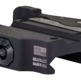 Trijicon AC32082 MRO w/Lever Quick Release Matte Black Aluminum Low Profile Picatinny Rail Mount