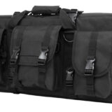 NcStar CVCPD2962B28 VISM Deluxe SubGun Case 28" Black PVC Fabric w/ Exterior Pockets Zippers & Padding for 2 AR or AK Pistols