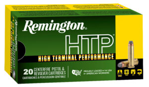 Remington Ammunition 22306 HTP 40S&W 155gr Jacketed Hollow Point 20 Per Box/25 Case