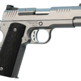 Ed Brown EVOKC9 1911 EVO KC9 9mm Luger 9+1 4" Barrel, Snakeskin Serrated Stainless Steel Bobtail Frame, Serrated Slide w/Recessed Slide Stop, Black G10 Grip