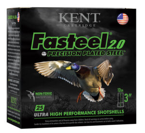 Kent Cartridge K123FS321 Fasteel 2.0 12 Gauge 3" 1 1/8 oz 1 Shot 25 Per Box/ 10 Case