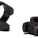Konus 7406 Steel Rings Matte Black 1" Quick Release High 0 MOA