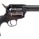 Taylors & Company 555161D Devil Anse  45 Colt (LC) 6rd 4.75" Blued Cylinder & Barrel Color Case Hardened Steel Frame Matte Black Wood Grip (Taylor Tuned)
