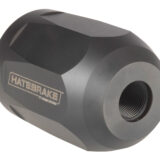 Maxim Defense MXM47707 Hate Brake Black DLC 17-4 Stainless Steel with 1/2"-28 tpi Threads, 2.40" OAL, 1.50" Diameter & Octagon Shape for 5.56x45mm NATO