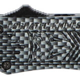 CobraTec Knives SCFCTK1STNS CTK-1 Small 2.75" OTF Tanto Plain D2 Steel Blade/Carbon Fiber Aluminum Handle Features Glass Breaker Includes Pocket Clip