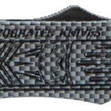 CobraTec Knives MCFCTK1MDNS CTK-1 Medium 3" OTF Drop Point Plain D2 Steel Blade/Carbon Fiber Aluminum Handle Features Glass Breaker Includes Pocket Clip