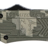 CobraTec Knives MADCCTK1MDNS CTK-1 Medium 3" OTF Drop Point Plain D2 Steel Blade/Army DigiCamo Aluminum Handle Features Glass Breaker Includes Pocket Clip