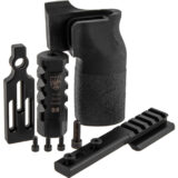 MasterPiece Arms 308PMRACCBUNDLE ACCBundle DN3 Muzzle Brake, Vertical Grip, V4 Spigot Mount & Bag Rider For 308 Win MasterPiece Arms PMR