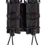 High Speed Gear 13PT12BK TACO Mag Pouch Double Black Nylon Belt Compatible w/ Pistol