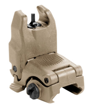 Magpul MAG247-FDE MBUS Sight Front Black Folding for AR-15/M16