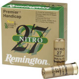 Remington Ammunition 20227 Premier Nitro 27 Handicap 12 Gauge 2.75" 1 oz 7.5 Shot 25 Per Box/ 10 Cs