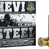 HEVI-Shot HS65003 HEVI-Steel  12Gauge 3.50" 1 3/8oz 3Shot 25 Per Box/10 Case