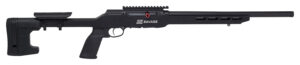 Savage Arms 47248 A22 Precision Full Size 22 LR 10+1 18" Matte Black Heavy Threaded Barrel, Matte Black Picatinny Rail Carbon Steel Receiver, Matte Black MDT ACC Aluminum Chassis, Black Polymer Grip,