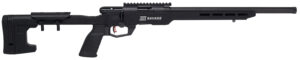 Savage Arms 70548 B Series Precision Full Size 22 WMR 10+1 18" Matte Black Threaded Barrel, Matte Black Picatinny Rail Carbon Steel Receiver, Matte Black MDT ACC Chassis Aluminum Stock, Black Polymer