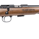 CZ-USA 02370 CZ 457 Royal Full Size 22 LR 5+1 16.50" Black Nitride Steel Threaded Barrel Black Nitride Steel Receiver Walnut Fixed American Style w/Decorative Forend Tip Stock Right Hand