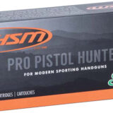 HSM 500SW9N Pro Pistol 500 S&W Mag 400 gr Jacketed Soft Point 20 Per Box/ 25 Case