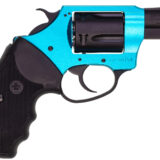 Charter Arms 53864 Undercover Lite Santa Fe Sky Small 38 Special, 5 Shot 2" Black Stainless Steel Barrel & Cylinder, Turquoise Aluminum Frame w/Black Finger Grooved Rubber Grip, Exposed Hammer
