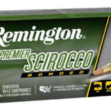 Remington Ammunition 29344 Premier Scirocco Bonded 6.5Creedmoor 130gr Swift Scirocco Bonded 20 Per Box/10 Case