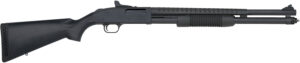 Mossberg 50693 590 Persuader 12 Gauge 8+1 3" 20" Cylinder Bore Heat-Shield Barrel, Matte Blued Metal Finish, Drilled & Tapped Receiver, Ghost Ring Sight, Synthetic Stock