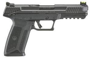 Ruger 16401 Ruger-5.7 5.7x28mm 4.94" Barrel 20+1, Black Polymer Frame With Picatinny Acc. Rail, Drilled & Tapped Lightening Cut Steel Slide, Ambidextrous Safety, Optics Ready