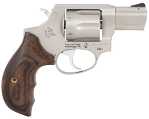 Taurus 2-856029SW 856 Defender Small 38 Special +P 6 Shot 2" Matte Stainless Steel Barrel, Cylinder & Frame, Walnut Grip, Transfer Bar Safety, Exposed Hammer