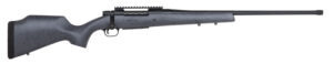 Mossberg 28102 Patriot Long Range Hunter 300 Win Mag Caliber with 3+1 Capacity, 24" Threaded/Fluted Barrel, Matte Blued Metal Finish & Sniper Gray Fixed Monte Carlo Stock Right Hand (Full Size)