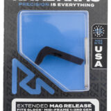 Rival Arms RA72G001A Magazine Release Compatible w/Glock Gen3 (Except 21SF) Extended, Black Anodized Aluminum