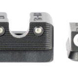 TruGlo TG231Z1W Tritium Pro  Black | Green Tritium White Outline Front Sight Green Tritium Rear Sight