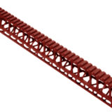 TIMBER CREEK OUTDOOR INC ME15HGR Enforcer Handguard AR-15 Red Anodized Aluminum 15" Picatinny/M-LOK