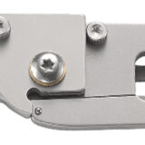 CRKT 5500 K.I.S.S. 2.25" Folding Tanto Plain Bead Blasted 3Cr13MoV SS Blade/Bead Blasted Stainless Steel Handle Includes Pocket Clip