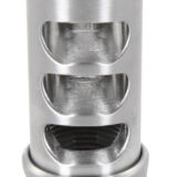 American Precision Arms G2M1230S Gen 2 Micro Bastard Self Timing Brake Stainless Steel with 1/2"-28 tpi Threads, 1.86" OAL & .750" Diameter for 30 Cal AR-Platform & Hunting Rifles