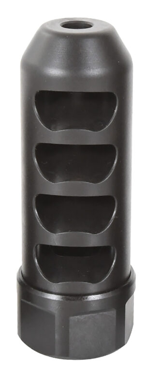 American Precision Arms G2F5838N Gen 2 Fat Bastard Self Timing Brake Black Nitride Stainless Steel with 5/8"-24 tpi Threads, 3.30" OAL & 1.115" Diameter for 338 Cal Rifle