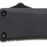 Templar Knife SBR131 Gen II Small 2.69" OTF Dagger Plain Black Oxide Stonewashed 440C SS Blade, 4.31" Black Aluminum/Rubber Handle, Glass Breaker