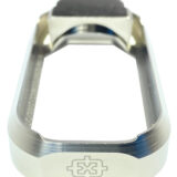 Cross Armory CRGFMWSV Flared Magwell  Compatible w/Glock Gen1-3 Silver Anodized Aluminum