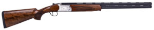 ATI ATIGKOF12SVE30 Cavalry SVE 12 Gauge 3" 2rd 30" Blued O/U Barrel, Silver Engraved Metal Finish, Oiled Turkish Walnut Stock, Ejector, 5 Chokes