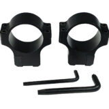 CZ-USA 40087 CZ Rings 457/455  Matte Black 30mm Medium