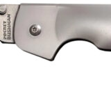 Cold Steel CS95FB Bushman Pocket 4.50" Folding Clip Point Plain Stone Washed 4116 Stainless Steel Blade/Stone Washed 420 Stainless Steel Handle Includes Pocket Clip