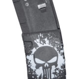 Mission First Tactical EXDPM556PSSWH Extreme Duty 30rd 223 Rem/5.56x45mm Fits AR-15/M4 Black w/White Punisher Skull Splatter Polymer