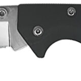 AccuSharp 711C Lockback 3" Folding Clip Point Plain Stainless Steel Blade/Black FRN Handle Includes Allen Wrench