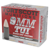 Fort Scott Munitions 9MM115SCVTPD Tumble Upon Impact (TUI) 9mmLuger 115gr Solid Copper Spun 20 Per Box/25 Case *TPD-9 Coated