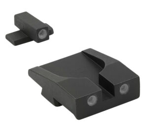 Meprolight USA 114203101 Tru-Dot Green Tritium White Outline Front Sight-Green Tritium White Outline Rear Sight Springfield Armory XD-M/XD-S (Non OSP)