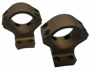 Talley HC940735 Scope Mount/Ring Combo Burnt Bronze Aluminum 1" Tube X-Bolt Medium Rings Short/Long Action 0 MOA