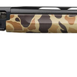 Browning 011431205 Silver Field 12 Gauge 26" 3.5" 4+1, Alloy Receiver With Black/Charcoal Bi-Tone Finish, Vintage Tan Camo Synthetic Stock With Textured Gripping Surface