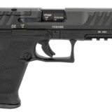 Walther Arms 2844222 PDP Compact Frame 9mm Luger 15+1 5" Black Steel Barrel, Black Optic Ready/Serrated Steel Slide, Black Polymer Frame w/Picatinny Rail, Textured Polymer Grip, Ambidextrous