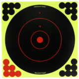 Birchwood Casey TDSNC1212PK Target Dispenser  Adhesive Paper 12" Bullseye, Includes Pasters 12 PK