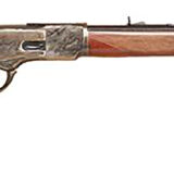 Cimarron CA213 1873 Short Deluxe Full Size 38 Special/357 Mag 10+1, 20" Blued Octagon Steel Barrel, Color Case Hardened Steel Receiver, Walnut Fixed Pistol Grip Stock, Right Hand